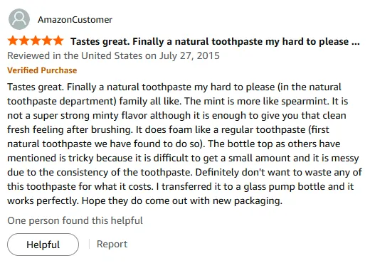 My Family Loves This Natural Foaming Toothpaste – Review