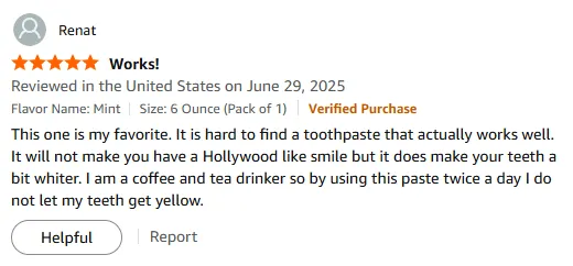 My Favorite Toothpaste for Whiter Teeth Without Yellowing