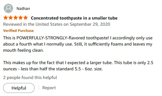 My Go-To Strong Mint Toothpaste Review