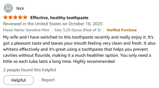 My Davids Hydroxi Toothpaste Review: Fresh Whitening
