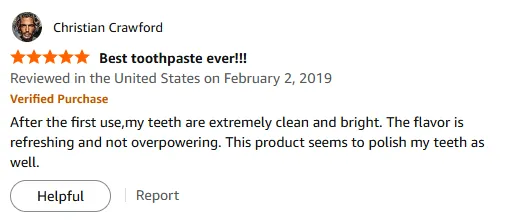 My Teeth Extremely Clean Bright After First Use