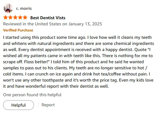 My Bamboo Salt Toothpaste Whitens & Stops Sensitivity