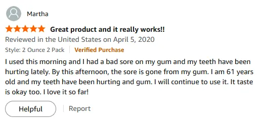 Lucky Teeth Toothpaste Healed My Gum Sore Fast