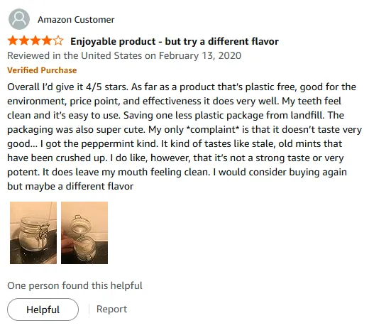 My Honest Review of Zero-Waste Tooth Powder