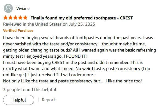 My Perfect Crest Toothpaste with Refreshing Mint
