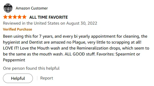 7 Years Plaque-Free: Uncle Harry's Natural Toothpaste