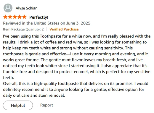 My sensitive teeth love this enamel-repair toothpaste
