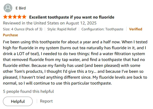 My Natural Fluoride-Free Toothpaste for Sensitive Teeth