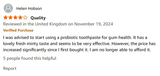 I Love This Probiotic Toothpaste for Gum Health