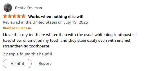 I Love This Whitening Toothpaste for Sensitive Enamel