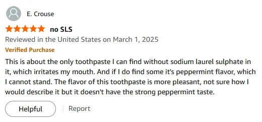 My SLS-Free Toothpaste That Doesn't Irritate