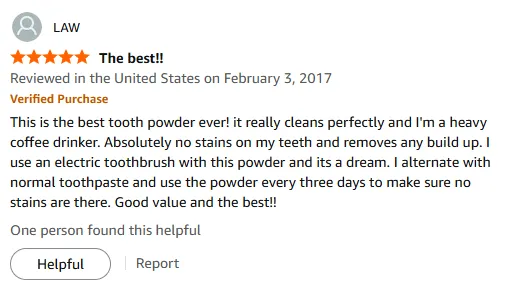 I Use This Tooth Powder for Coffee Stains
