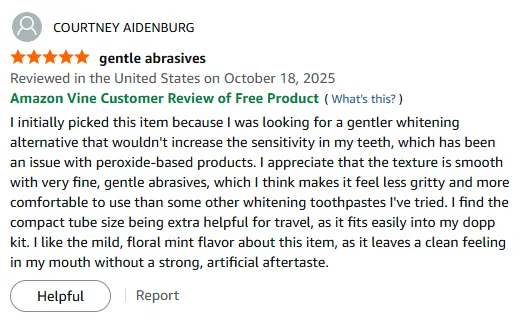 My Gentle PAP Toothpaste for Zero Sensitivity