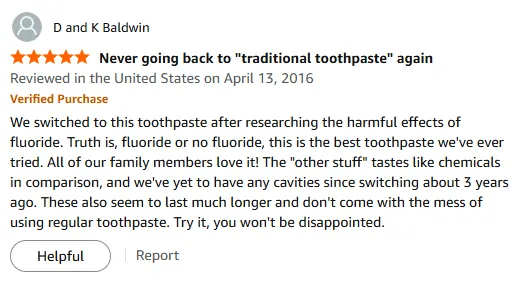 My Family's Best Tooth Powder: Eco-Dent Review