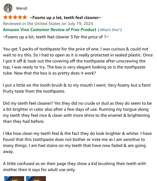 I Love This 3-Pack Foaming Toothpaste for Whiter Teeth