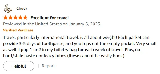 My Travel Must-Have: Colgate Toothpaste Packets Review