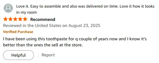 My Amway Toothpaste Beats Store Brands