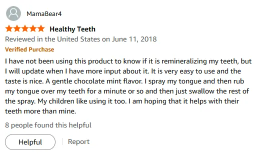 I Love This Natural Tooth Spray for Sensitive Teeth