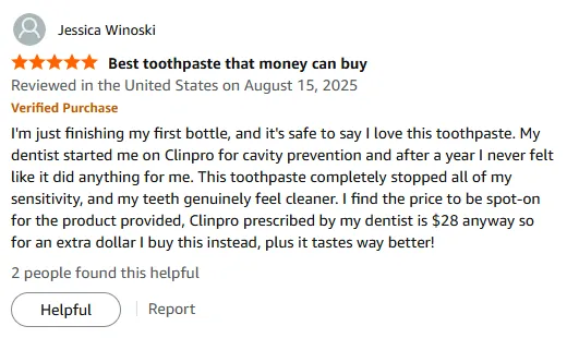 Hydroxyapatite Toothpaste Stopped My Sensitivity