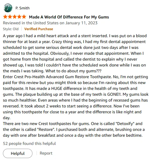 My Crest Gum Restore Toothpaste Reversed Gum Recession