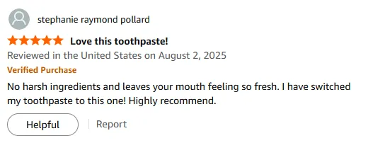My Fresh Natural Toothpaste for Healthy Gums