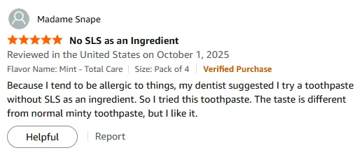 My Dentist Suggested This SLS-Free Toothpaste for Allergies &ndash; I Love the Taste
