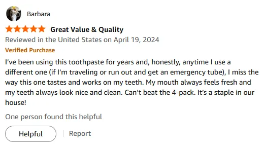 My Go-To Toothpaste for Fresh Breath