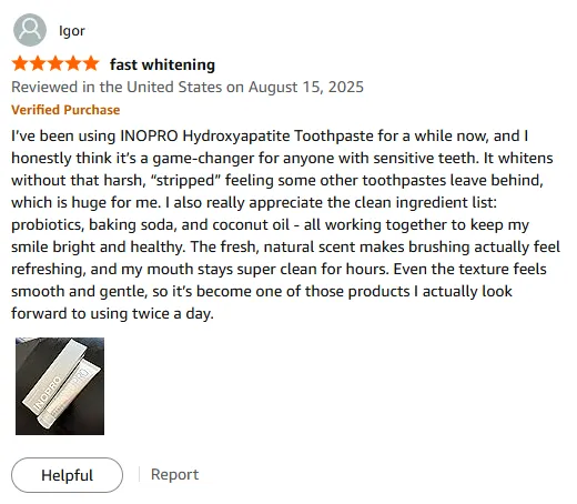 My Honest InoPro Toothpaste Review for Sensitive Teeth