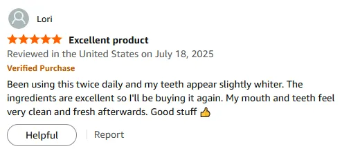 My Teeth Whiter with Simply Sooney Powder