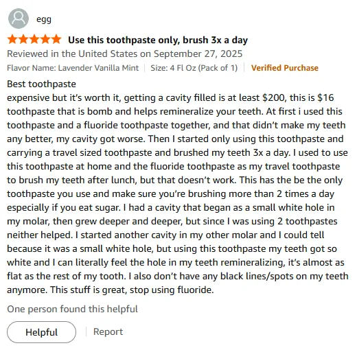 My Toothpaste Remineralized My Cavity Naturally