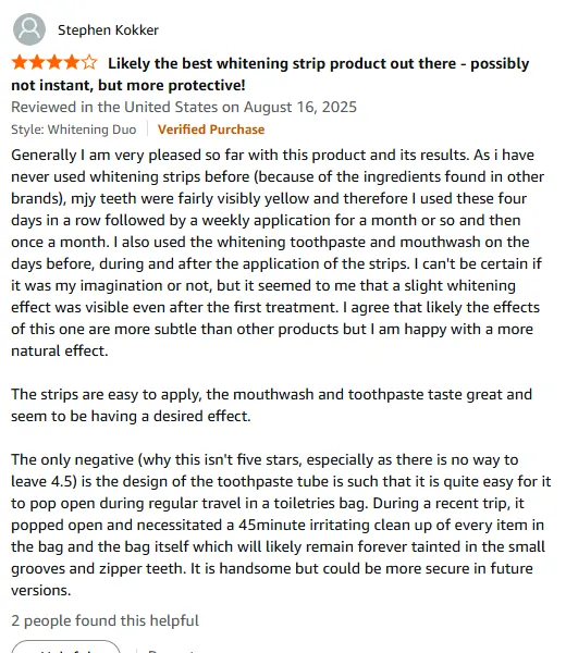 My Honest Lumineux Whitening Strips Toothpaste Review