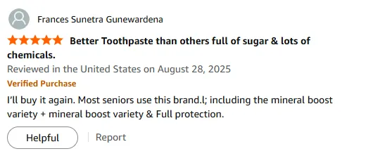 My Sensodyne Mineral Boost Toothpaste for Seniors