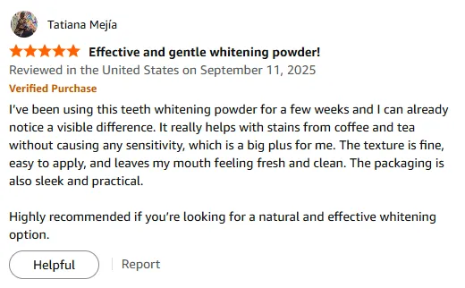 My Gentle Whitening Powder for Sensitive Teeth