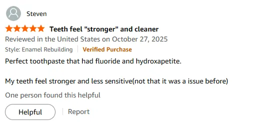My Stronger Teeth Thanks to Hydroxyapatite & Fluoride