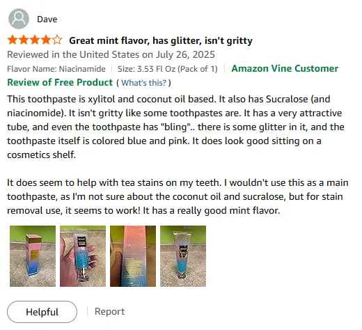 My Gentle Toothpaste with Coconut Oil for Stain Removal
