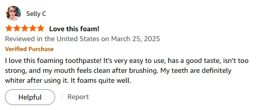 I Found My New Favorite Foaming Whitening Toothpaste