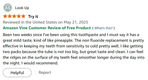 My Hydroxyapatite Toothpaste: Smooth Teeth, No Sensitivity