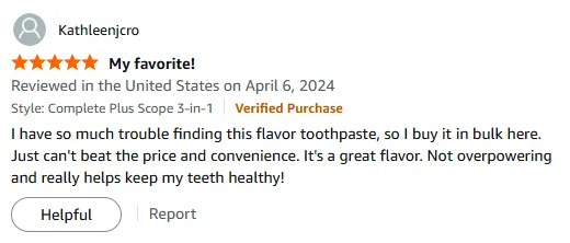 Why I Stock Up on Crest Minty Fresh Toothpaste