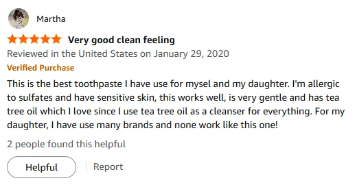 My Gentle Sulfate-Free Toothpaste with Tea Tree Oil