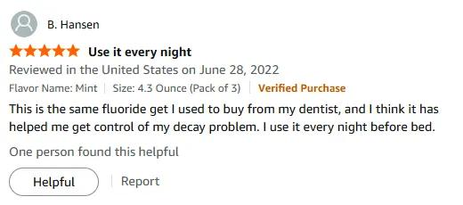 My Dentist-Level Fluoride Gel Beats Cavities
