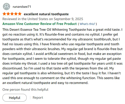 My Mild Natural Toothpaste That Gently Whitens