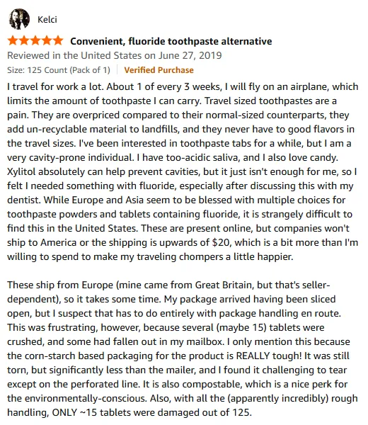 Why I Switched to Denttabs Toothpaste Tablets