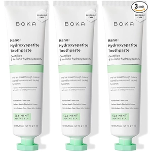 Amazing Boka toothpaste healed my sensitive teeth white spots