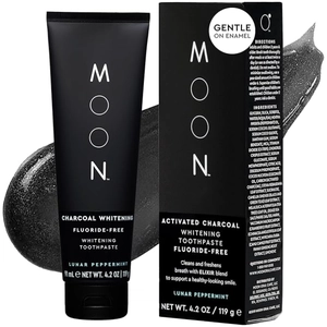 My Fresh & Bright Smile with MOON Charcoal Toothpaste