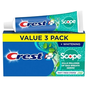 My Crest Scope Toothpaste Whitens and Freshens