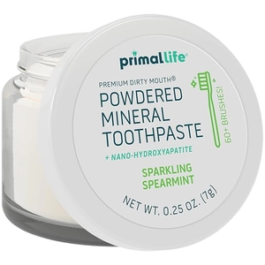 Natural tooth powder I use for sensitive teeth whitening