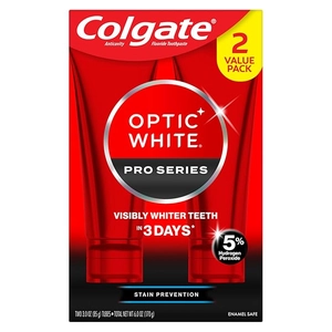 My Teeth Whitened Fast with Colgate Optic White Pro